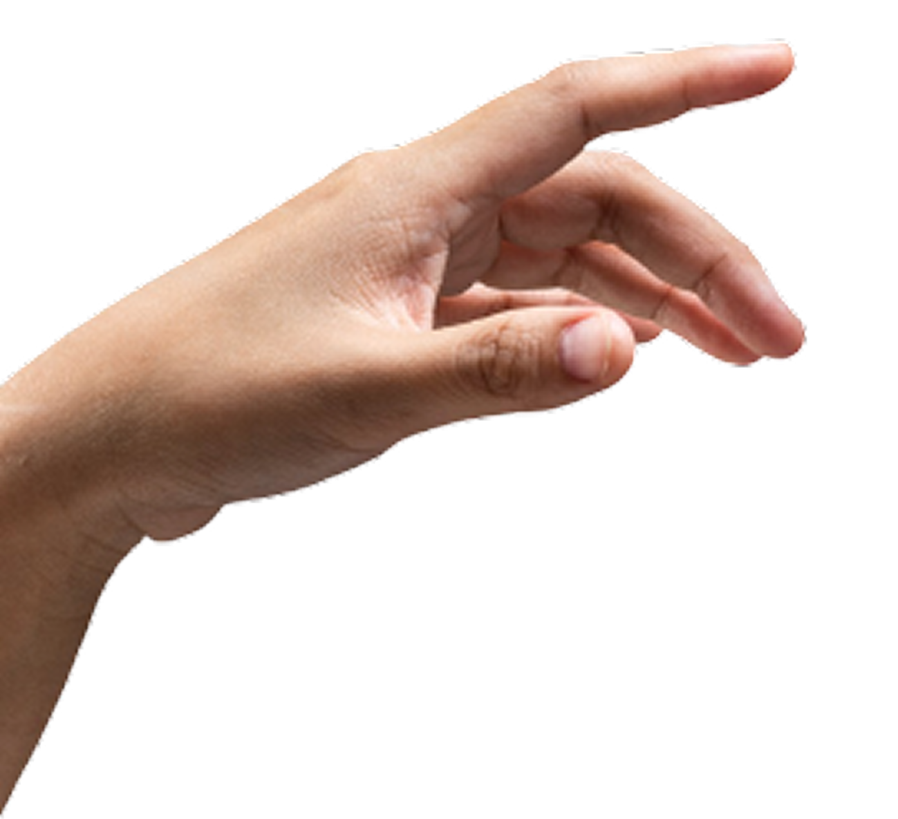 Reaching hand
